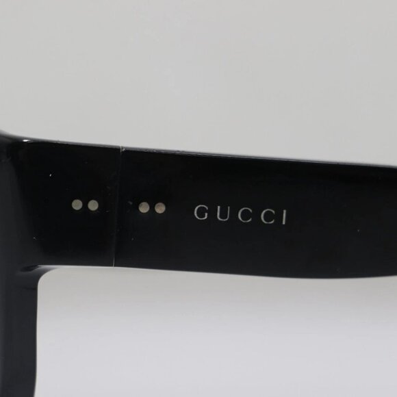 Gucci [GG0870S 001] Men's Black /Green Oval Sunglasses - Picture 5 of 14
